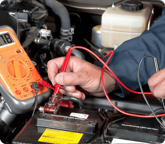 Battery and electrical system service